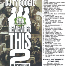 MIXTAPES, DJ TY BOOGIE, MIX CDS, REMEMBER THIS 2