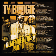 DJ TY BOOGIE, MIXTAPES, MIXCD, REMEMBER THIS 6