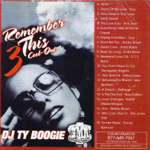 DJ TY BOOGIE, REMEMBER THIS 3, MIXTAPES, MIXCD, OLD SCHOOL MIXTAPES