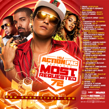 DJ ACTION PAC, MOST REQUESTED, MIXTAPE, MIXCD, CHRIS BROWN, GUCCI MANE, CARDI B, SZA